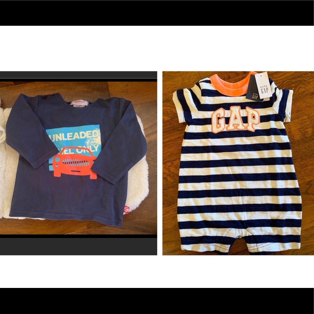 ♠️2 for $12♠️  2 pieces- Baby Onesie & Top